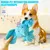 ZooVenture Jouet Chien Elephant Plush Bleu