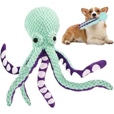 ZooVenture Jouet Poulpe Chien - Interactif, Resistant, Turquoise