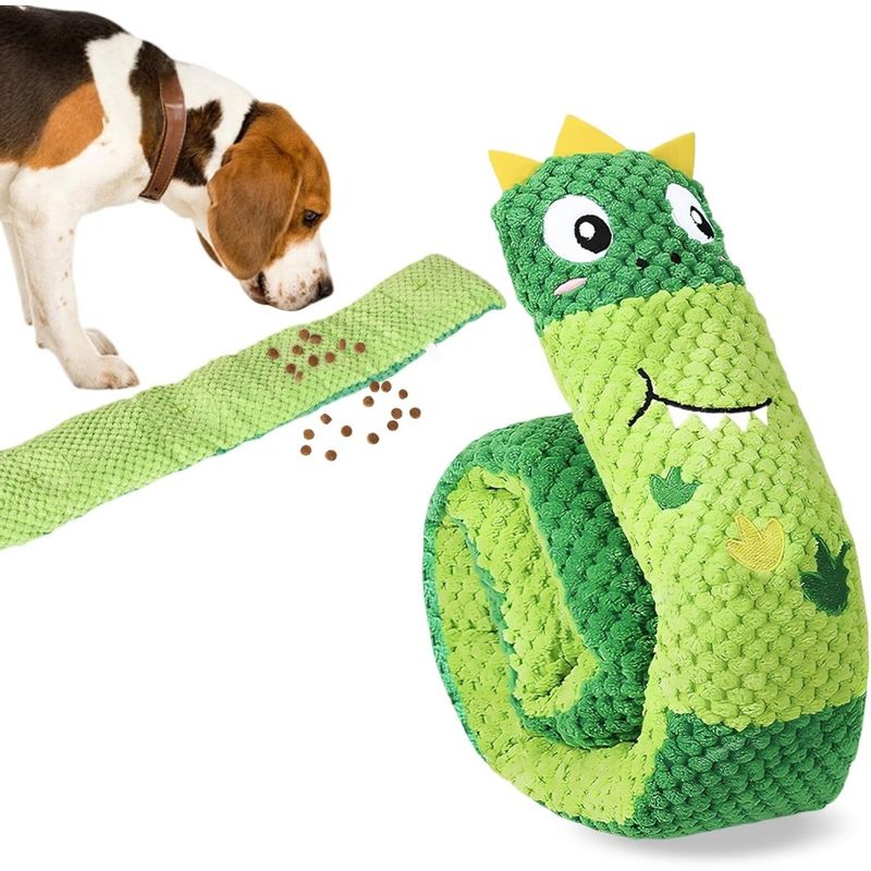 ZooVenture Jouet Chien Vert Son Nettoyage Dents