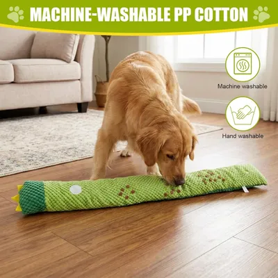 ZooVenture Jouet Chien Vert Son Nettoyage Dents