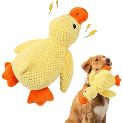 ZooVenture Jouet Canard Plush Chien Jaune