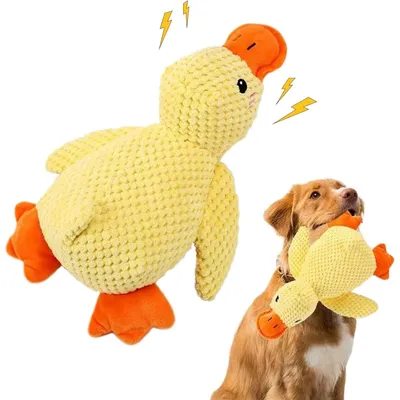 ZooVenture Jouet Canard Plush Chien Jaune ZooVenture Jouet Canard Plush Chien Jaune