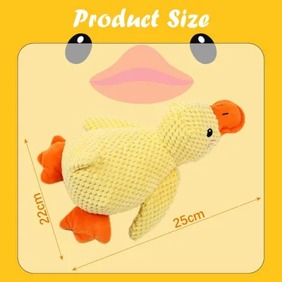 ZooVenture Jouet Canard Plush Chien Jaune ZooVenture Jouet Canard Plush Chien Jaune