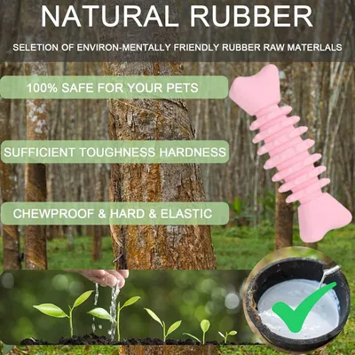 Jouet os en peluche rose pour chien avec sifflet - Doux et amusant Jouet os en peluche rose pour chien avec sifflet - Doux et amusant
