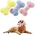 Jouet os en peluche rose pour chien avec sifflet - Doux et amusant Jouet os en peluche rose pour chien avec sifflet - Doux et amusant