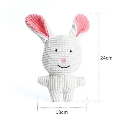 PetTribes Jouet pour Chien Peluche Lapin Sonore PetTribes Jouet pour Chien Peluche Lapin Sonore