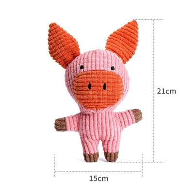 PetTribes Jouet pour Chien Peluche Lapin Sonore PetTribes Jouet pour Chien Peluche Lapin Sonore