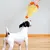 ZooVenture Canard Peluche Chien - 25cm, Couineur, Sifflet