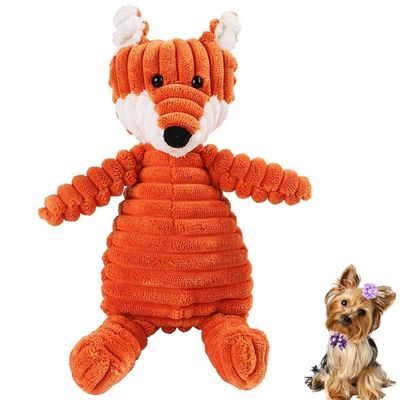Pawffee Jouet pour chien en peluche en forme de renard