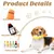 Pawffee 6 pcs pour chien en forme de bouteille de bière et tire bouchon Pawffee 6 pcs pour chien en forme de bouteille de bière et tire bouchon