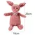 Pawffee Jouet en peluche en forme de cochon pour petits chiens Pawffee Jouet en peluche en forme de cochon pour petits chiens