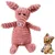 Pawffee Jouet en peluche en forme de cochon pour petits chiens Pawffee Jouet en peluche en forme de cochon pour petits chiens