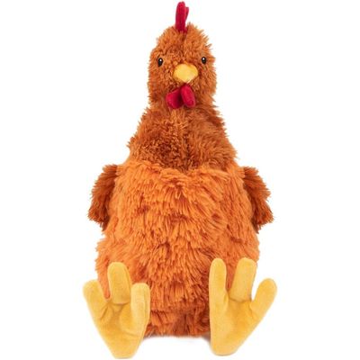 Zoomtopia Jouet poulet froissé chien marron peluche