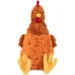 Zoomtopia Jouet poulet froissé chien marron peluche