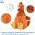 Zoomtopia Jouet poulet froissé chien marron peluche Zoomtopia Jouet poulet froissé chien marron peluche