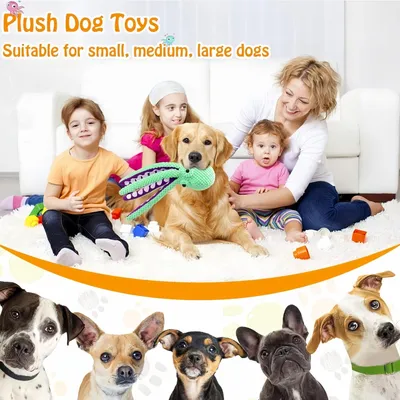 FurryFusion Grand jouet bruissant pour chien en peluche FurryFusion Grand jouet bruissant pour chien en peluche