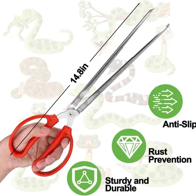 ZooVenture Distributeur Nourriture Serpent - Inox, 38cm, Antidérapant ZooVenture Distributeur Nourriture Serpent - Inox, 38cm, Antidérapant