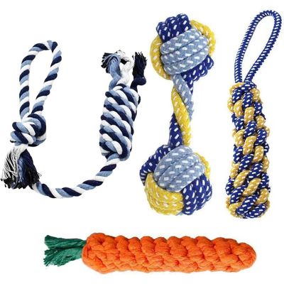 ZooVenture Jouet Mâcher Chien Coton 4 Pièces