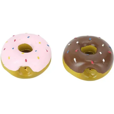PetTribes Jouet Donut Latex pour Chien Lot de 2 Sonette PetTribes Jouet Donut Latex pour Chien Lot de 2 Sonette