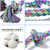 PetTribes Juguete de cuerda perros 95 cm, 100 % algodón natural, 5 nudos