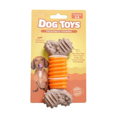 HausPets Os à mâcher chien TPR marron bacon HausPets Os à mâcher chien TPR marron bacon