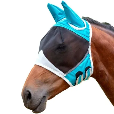 PetTribes Andiker Masque Anti-Mouches Cheval Vert S avec Oreilles UV PetTribes Andiker Masque Anti-Mouches Cheval Vert S avec Oreilles UV