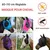 ZooVenture Masque Anti-Mouches Cheval - Lycra, UV, Élastique ZooVenture Masque Anti-Mouches Cheval - Lycra, UV, Élastique