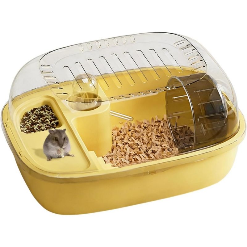 ZooVenture Hamster Käfig ABS - Transparent, Leise, Belüftet