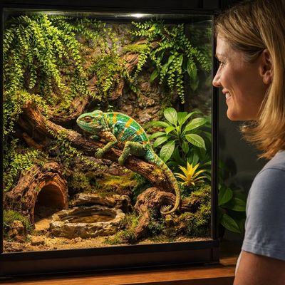 ZooVenture Plantes Reptiles - 2 Pièces, 78cm, Aquarium