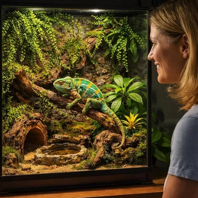 ZooVenture Plantes Reptiles - 2 Pièces, 78cm, Aquarium ZooVenture Plantes Reptiles - 2 Pièces, 78cm, Aquarium