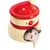 FurryFusion Maison de bonhomme de neige en céramique pour hamster FurryFusion Maison de bonhomme de neige en céramique pour hamster