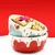 ZooVenture Bol Ceramique Petit Animal Bleu Rouge ZooVenture Bol Ceramique Petit Animal Bleu Rouge