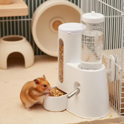 ZooVenture Nagetier Futter Wasser Spender Kompakt ZooVenture Nagetier Futter Wasser Spender Kompakt