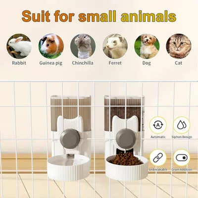 ZooVenture Distributeur Nourriture Eau Lapin 2P