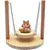 ZooVenture Balançoire Hamster - Bois Naturel, 20cm ZooVenture Balançoire Hamster - Bois Naturel, 20cm