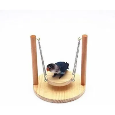 ZooVenture Balançoire Hamster - Bois Naturel, 20cm ZooVenture Balançoire Hamster - Bois Naturel, 20cm