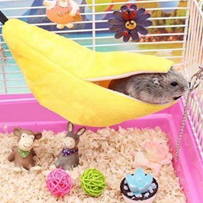 MCBOSON Nid en forme de banane pour petits animaux