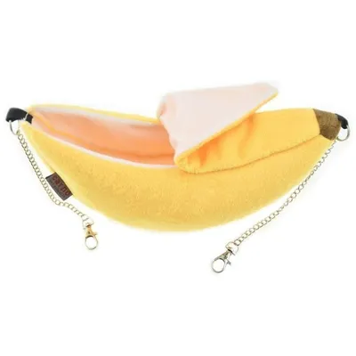 MCBOSON Bananenförmiges Nest für Kleintiere
