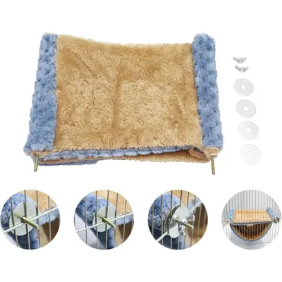 ZooVenture Hamac Petit Animal - Peluche, Cage, Lavable