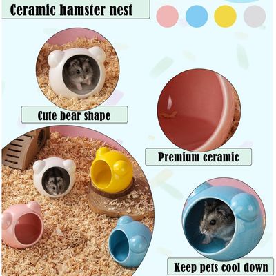 ZooVenture Refugios de cerámica para hámster, 2 piezas