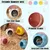 ZooVenture Lot 2 Refuges Hamster Ceramique Bleu Rose