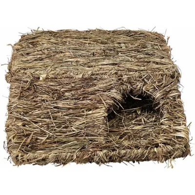 ZooVenture Maison Herbe Pliante - 100% Naturel, Sans Plastic
