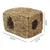 ZooVenture Maison Herbe Pliante - 100% Naturel, Sans Plastic