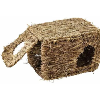 ZooVenture Maison Herbe Pliante - 100% Naturel, Sans Plastic