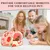 PetTribes - 2 Maisons Tissu Cochon d'Inde Hamster Peluche Douce