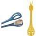 ZooVenture 2er Set Hamster Zange Anti-Beißen Gelb Blau