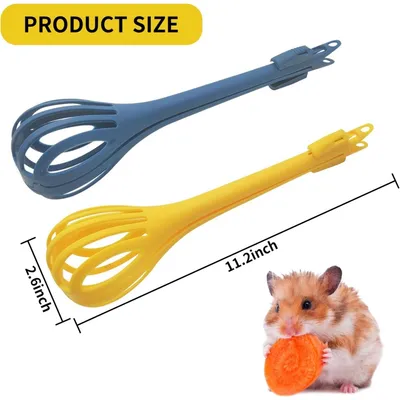 ZooVenture Lot 2 Pince Hamster Anti-Morsure Jaune Bleu