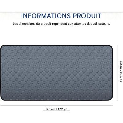 ZooVenture Tapis Propreté Cobaye - 4 Couches, Absorbant, Lavable