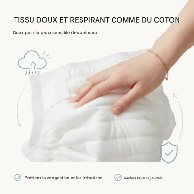 ZooVenture Couches Animal - Absorbantes, Indicateur, Respirantes ZooVenture Couches Animal - Absorbantes, Indicateur, Respirantes