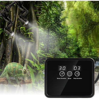 Zoomtopia Système brumisation terrarium reptile 2 buses 360° minuterie